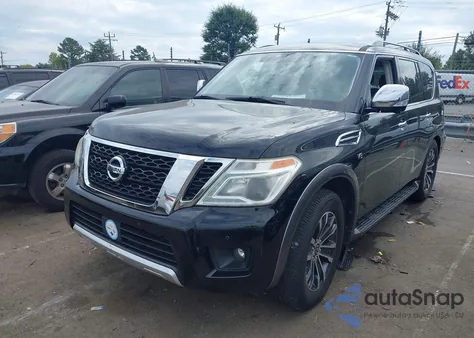 2018 Nissan Armada Sl из США, поврежденный, VIN JN8AY2ND1J9051528